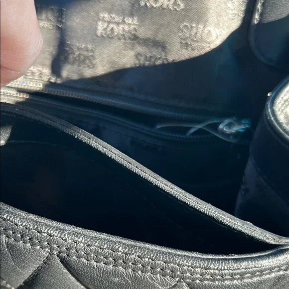 Michael Kors Black Quilted Backpack - Picture 7 of 13